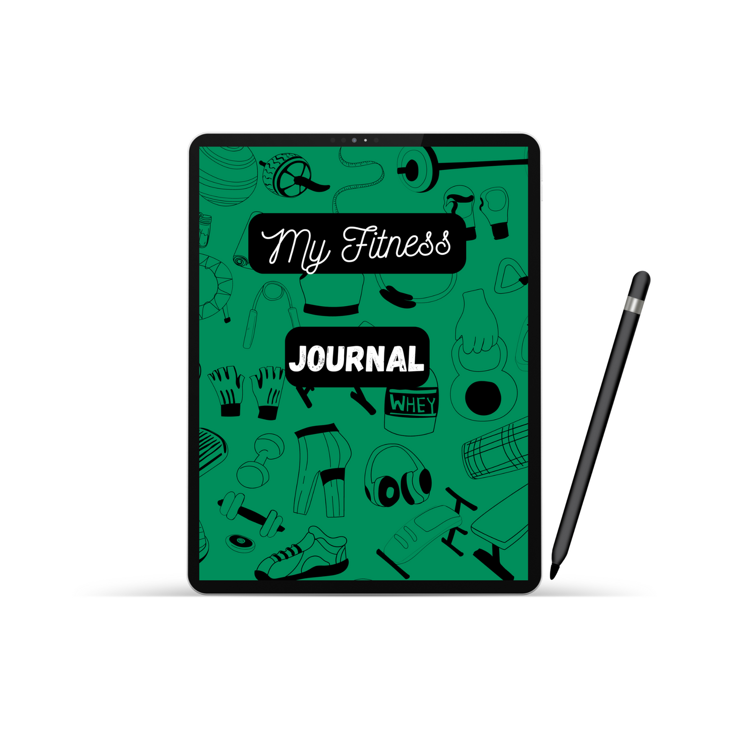 Fitness Journal Planner (Green)